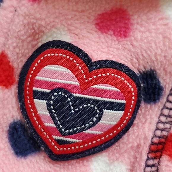 Carter's Girls 4 Piece Mix and Match Heart Outfit -Vest, onesie, Pants, Headband - Picture 5 of 14